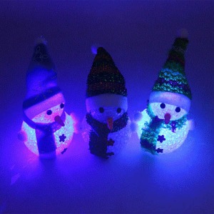 2000 크리스마스 LED 눈사람 램프(10개입)