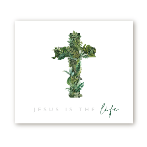 (가정예배 대형현수막) Jesus is the Life