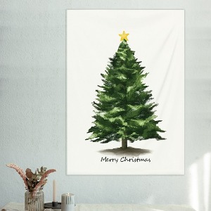 크리스마스 패브릭 포스터 - Tree